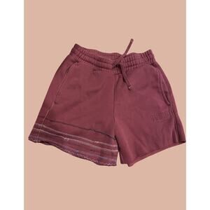 Small Upcycled Sweat shorts | Boho Indie Maximalist Reworked